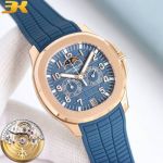 Patek Philippe Aquanaut 39.9mm 9015 Movement Blue/Brown Dial Watch